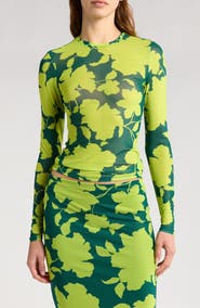 AFRM LOS ANGELES Sunny Long Sleeve Mesh Top