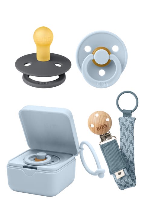 Pacifer, Pacifier Box & Pacifier Clip Set