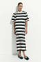  Cream/Black Striped