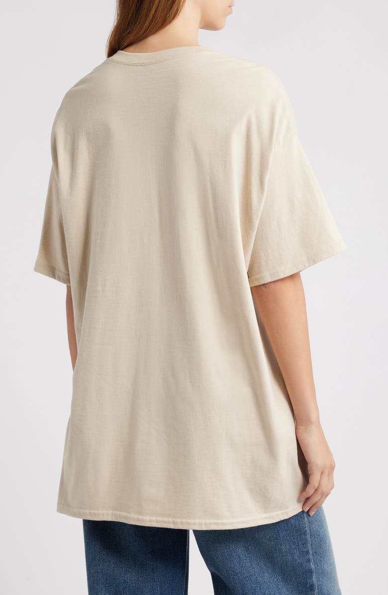 Merch Traffic Metallica Skull Cotton Graphic T-Shirt, Alternate, color, Sand