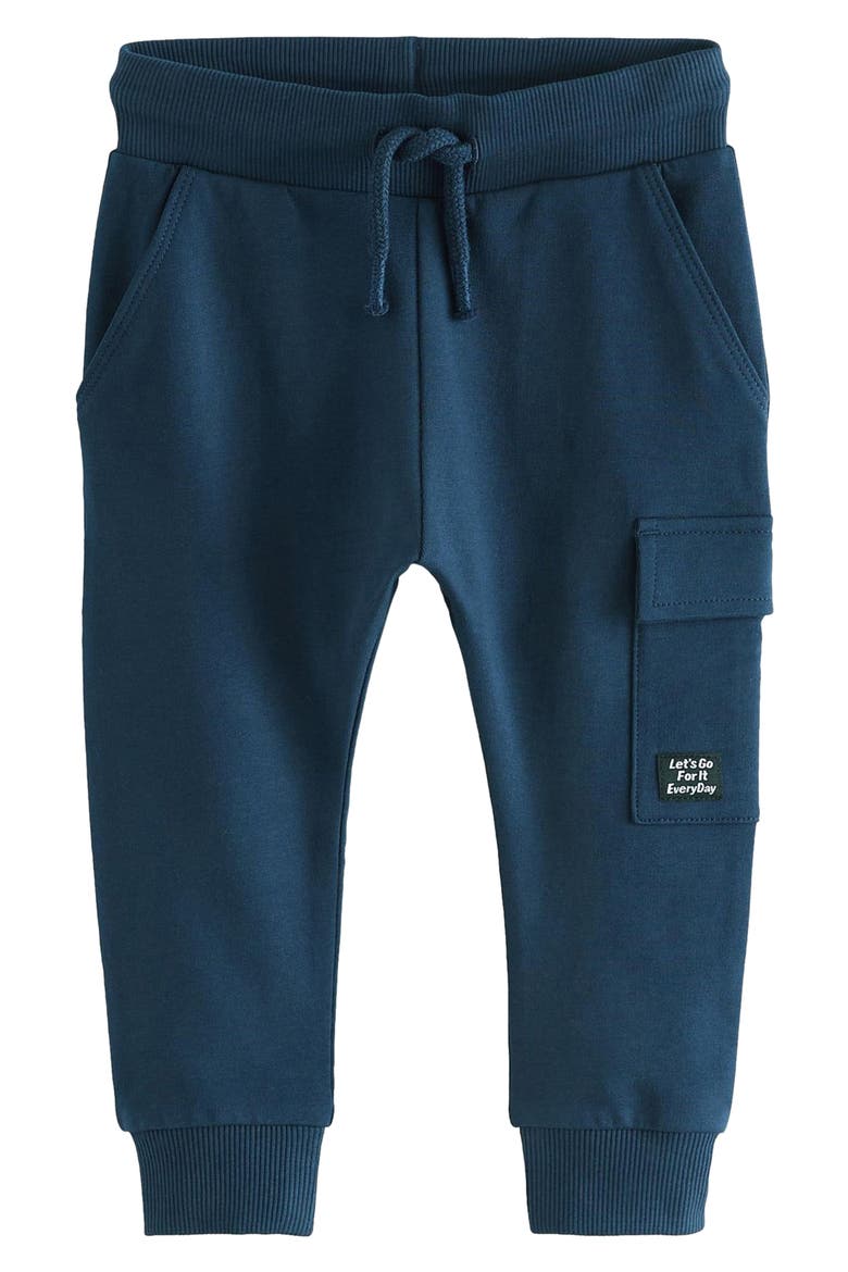 Kids' Stretch Cotton Skinny Utility Joggers, Main, color, BLUE