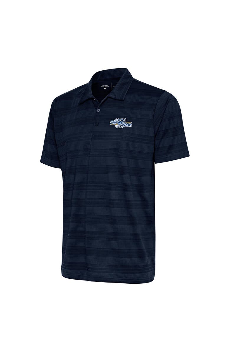 ANTIGUA Men's Antigua Navy Wilmington Blue Rocks Compass Polo, Main, color, 