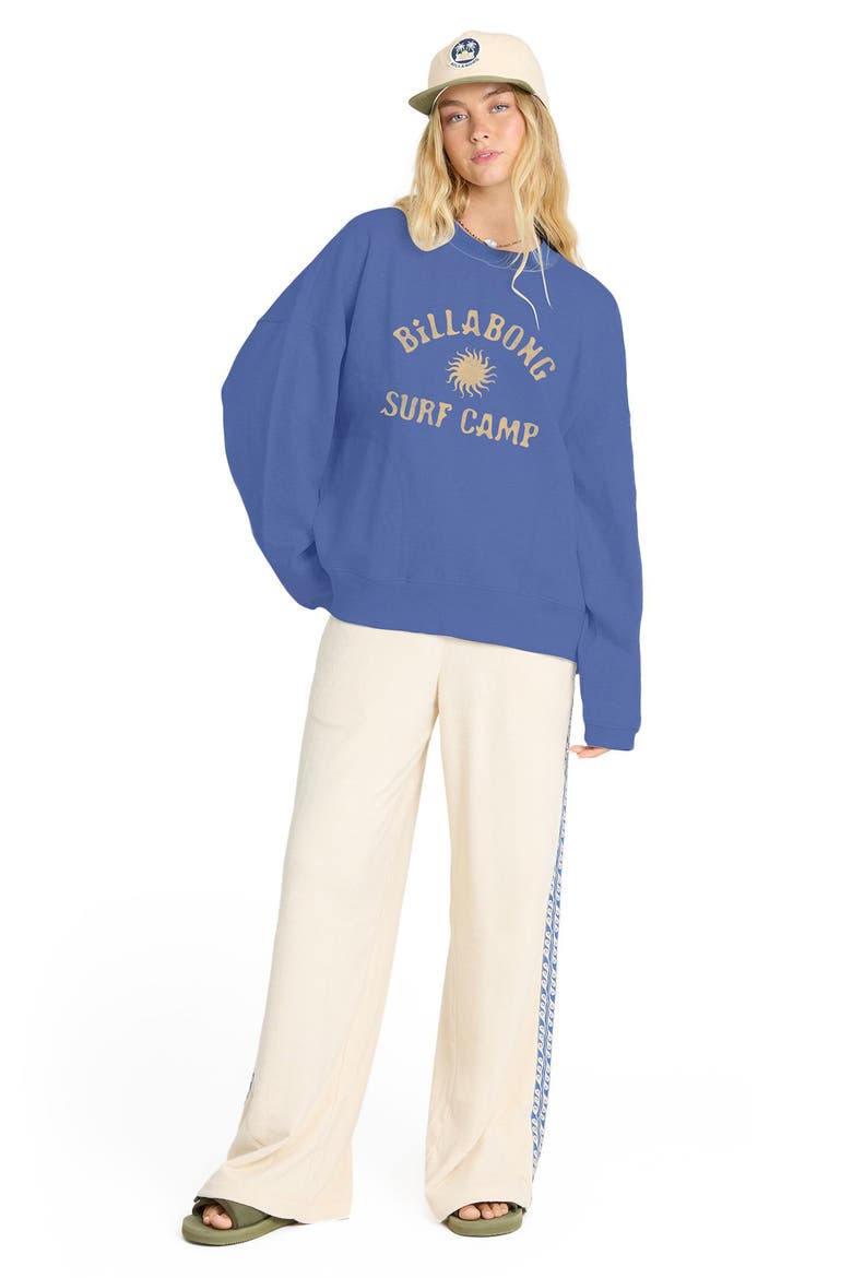 Surf Camp Heritage Graphic Sweatshirt, Alternate, color, TRUE NAVY