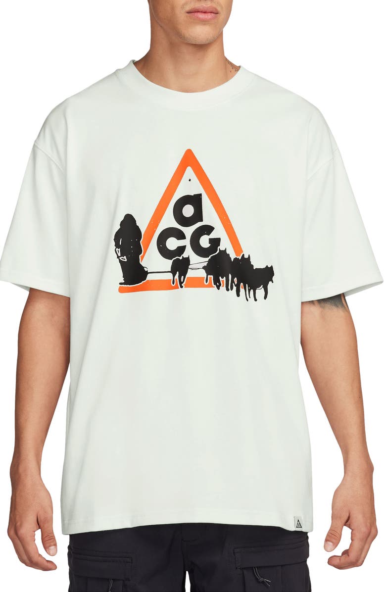Nike Dri-FIT Oversize ACG Dog Sled Print Graphic T-Shirt, Main, color, 