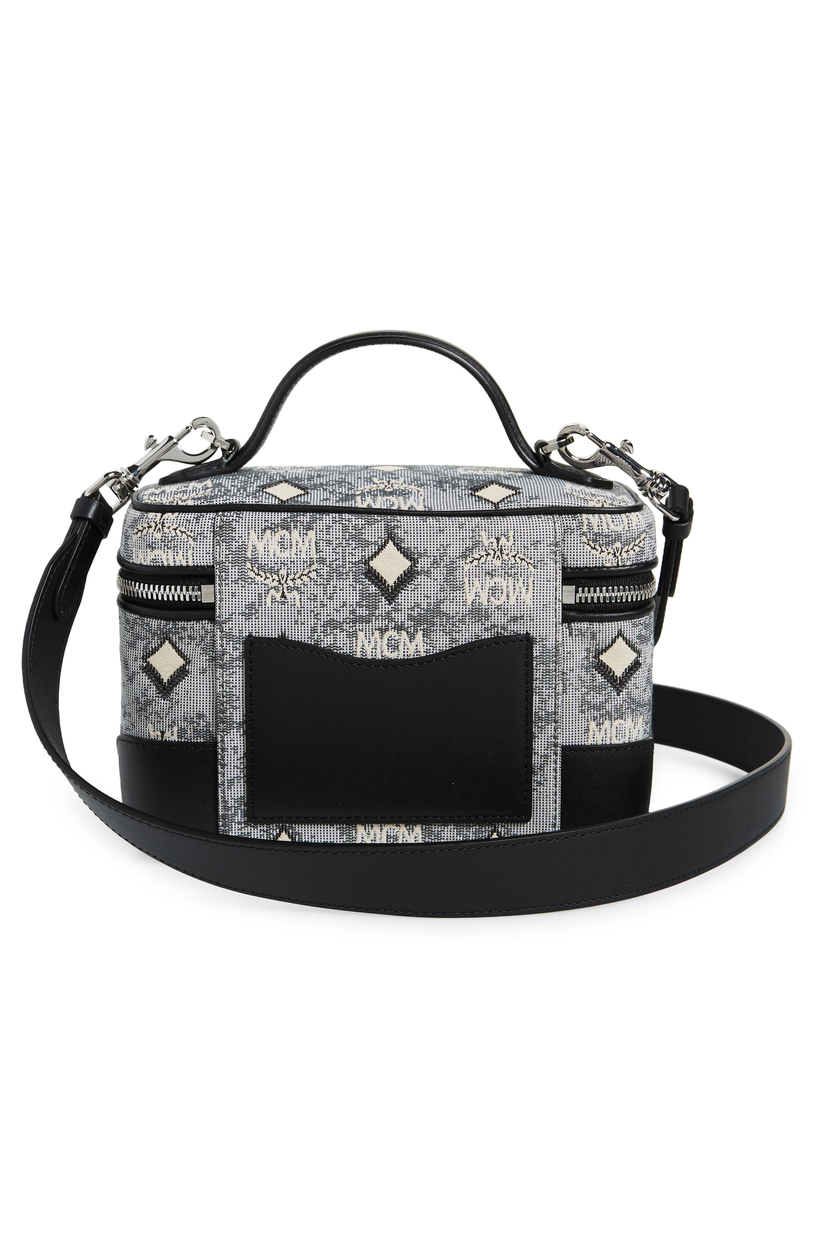 MCM Small Vintage Jacquard Crossbody Bag, Alternate, color, 