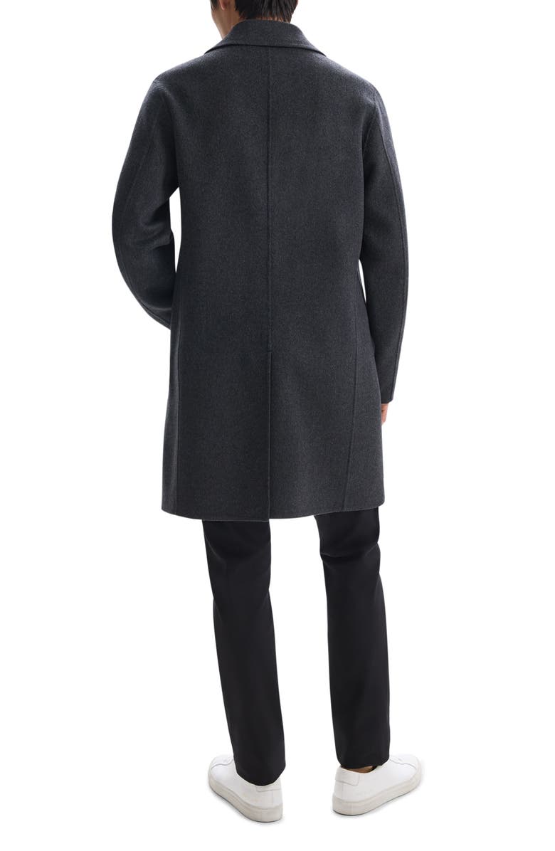 Theory Double Breasted Wool & Cashmere Coat, Alternate, color,