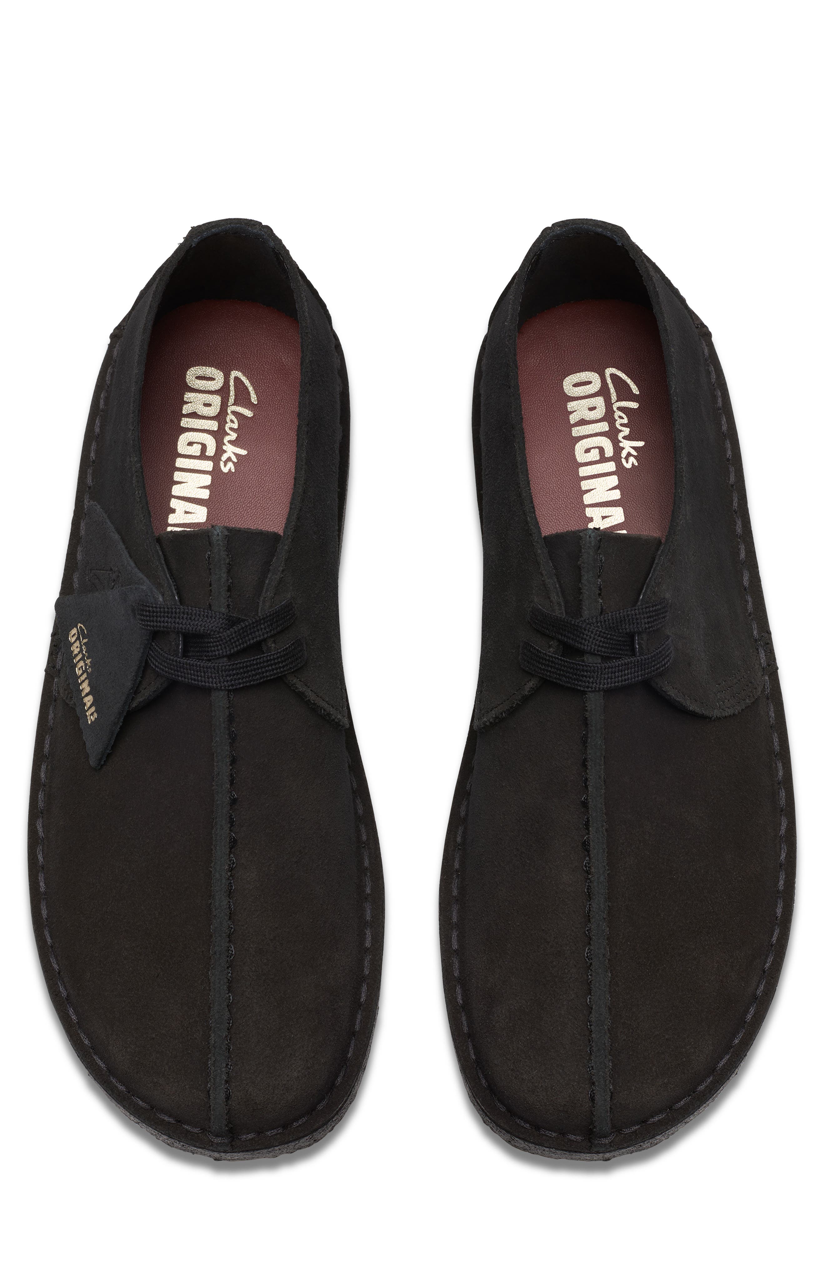 Clarks<sup>®</sup> Originals Clarks<sup>®</sup> Desert Trek Chukka Boot, Alternate, color, Black Sde