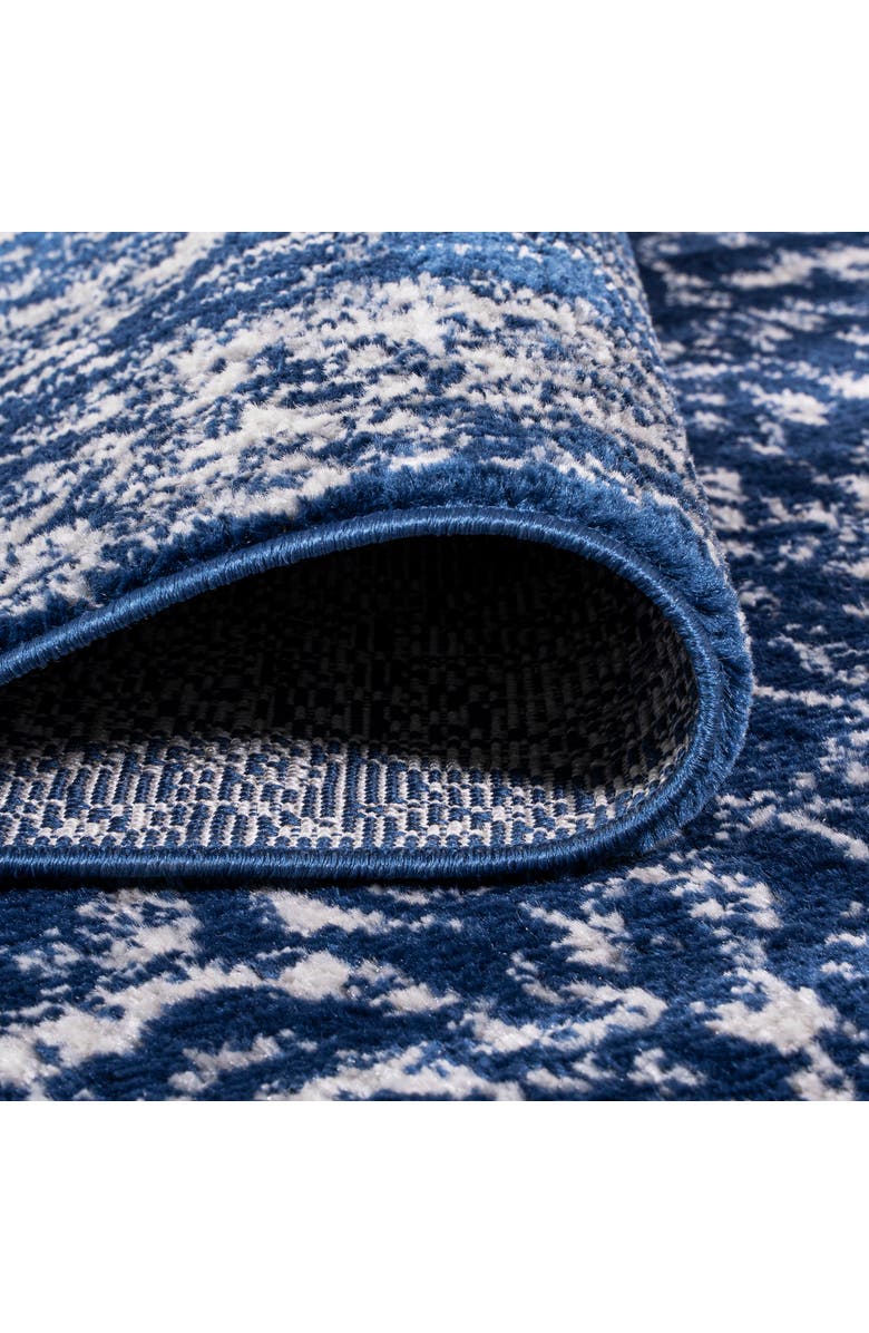 JONATHAN Y Soleiman Modern Persian Area Rug, Alternate, color, Navy