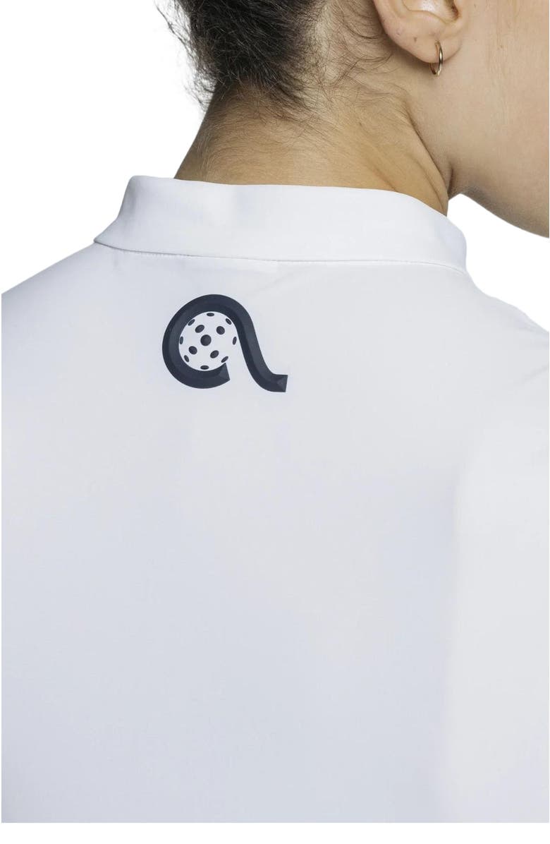 AVI Pickleball Volley Zip Sleeveless, Alternate, color, White Lotus