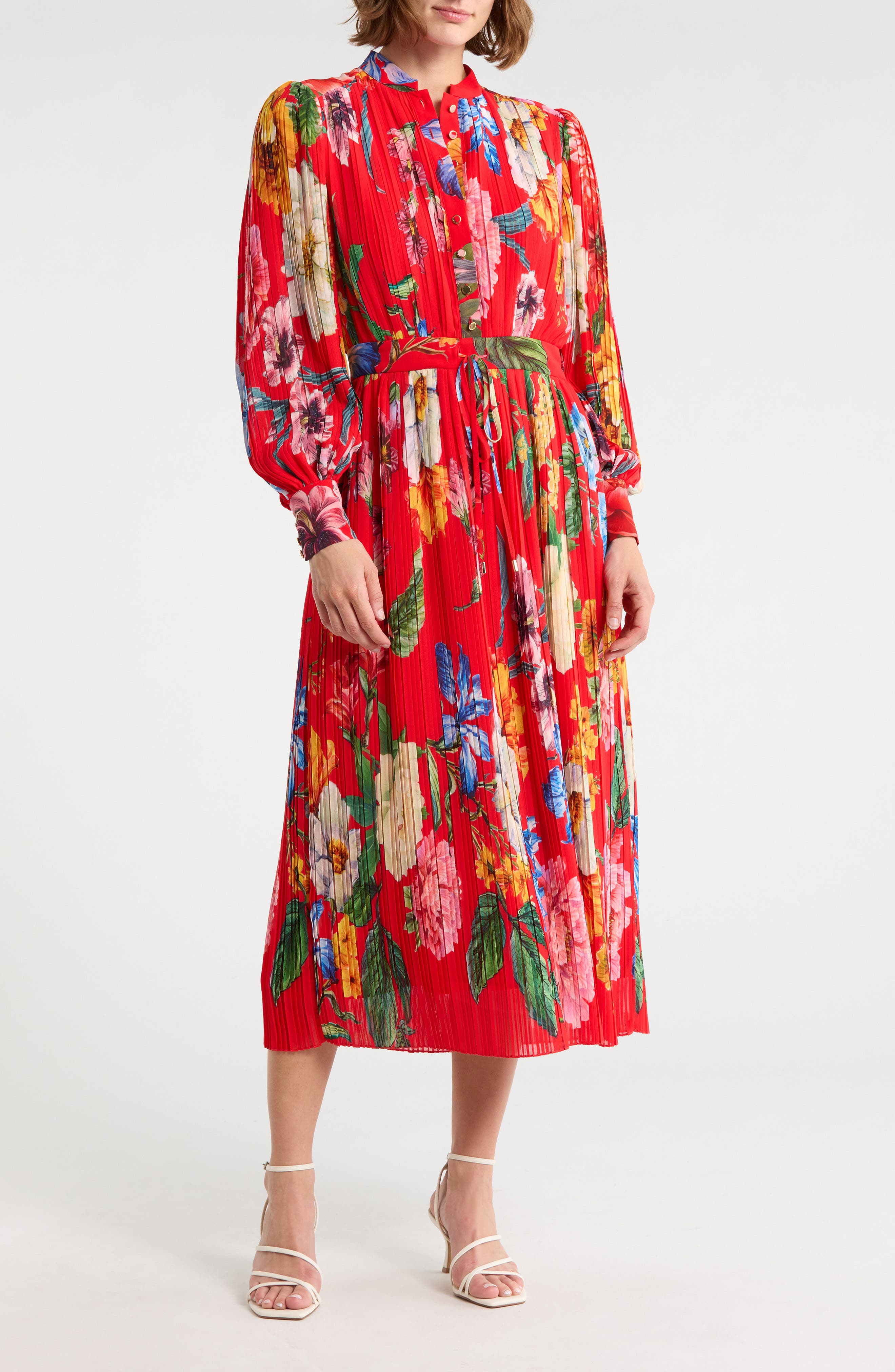 Elie Tahari The Almada Long Sleeve Dress