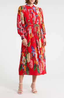 Elie Tahari The Almada Long Sleeve Dress