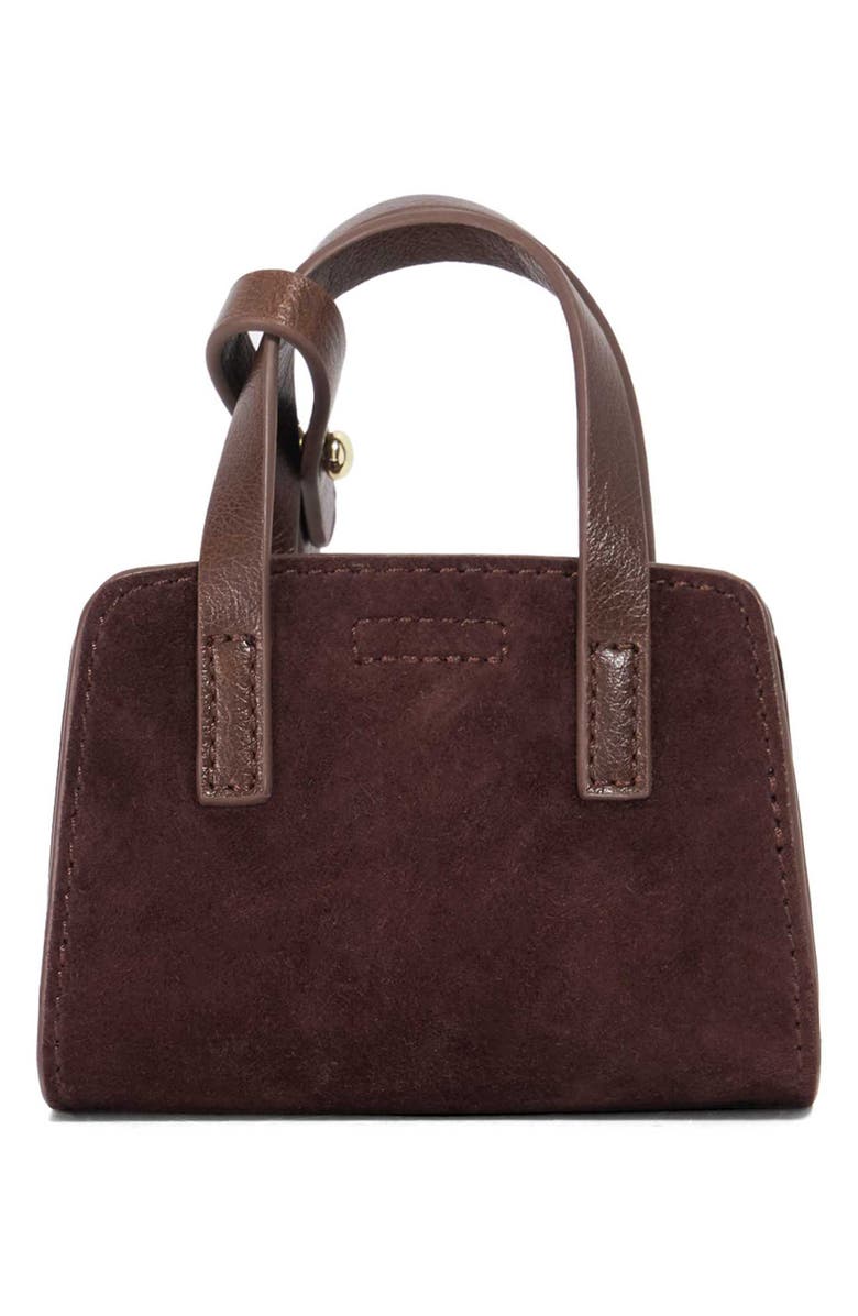 Dune London Define Bag Charm, Alternate, color, Brown