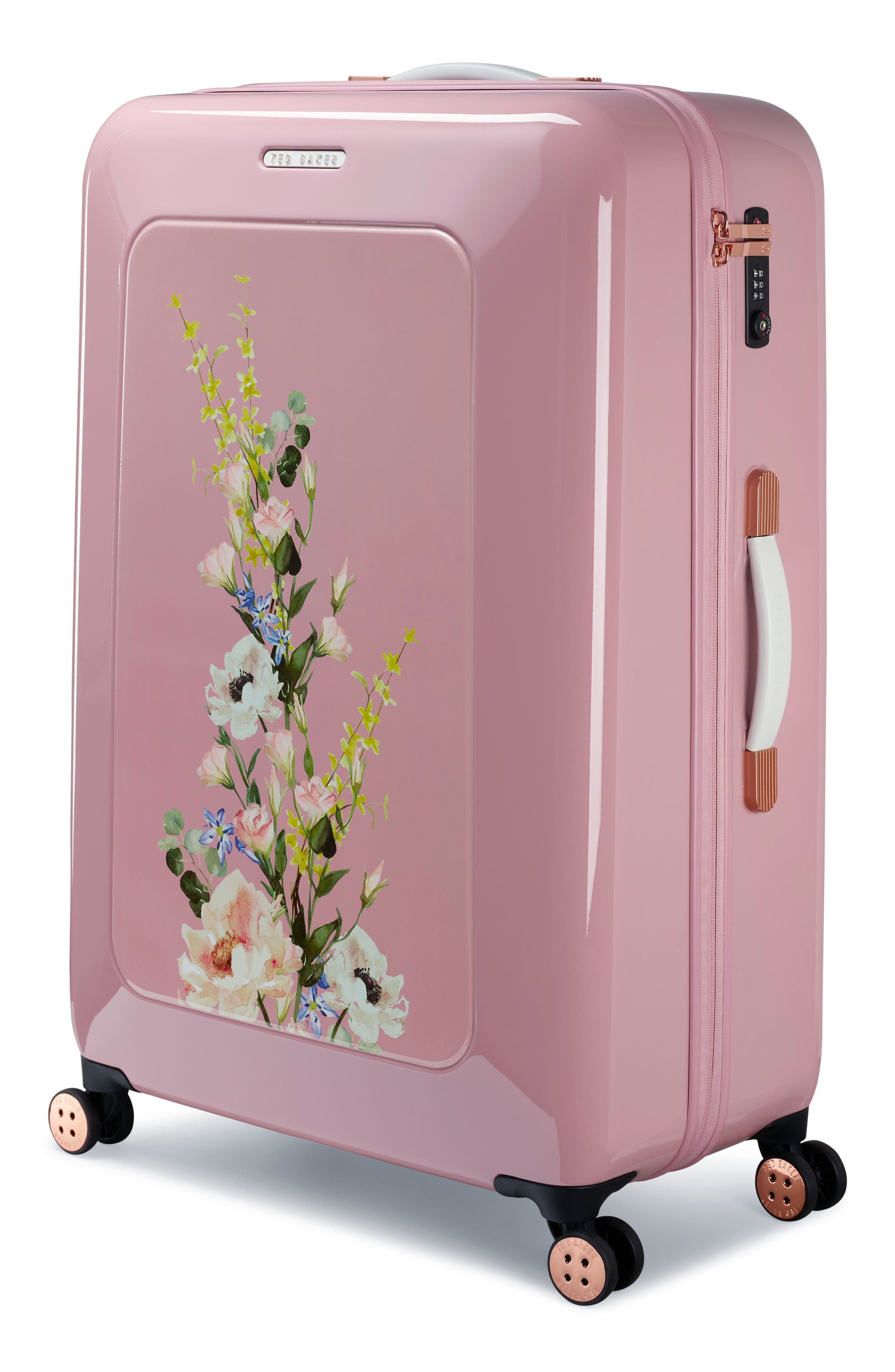 Ted Baker London Large Elegant Print 32-Inch Hard Shell Spinner Suitcase, Alternate, color, 