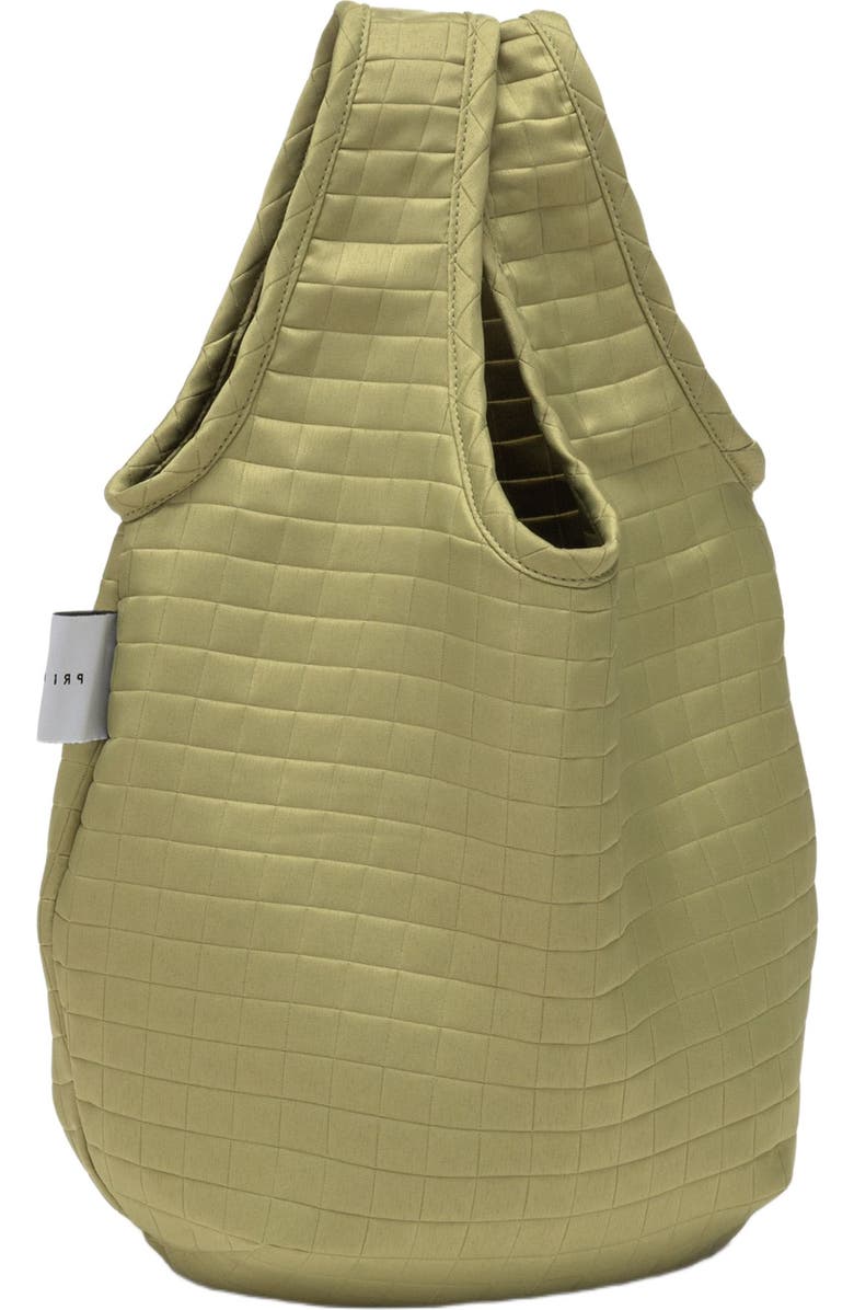 Priory Egg Tote - Grid, Alternate, color, Yuzu
