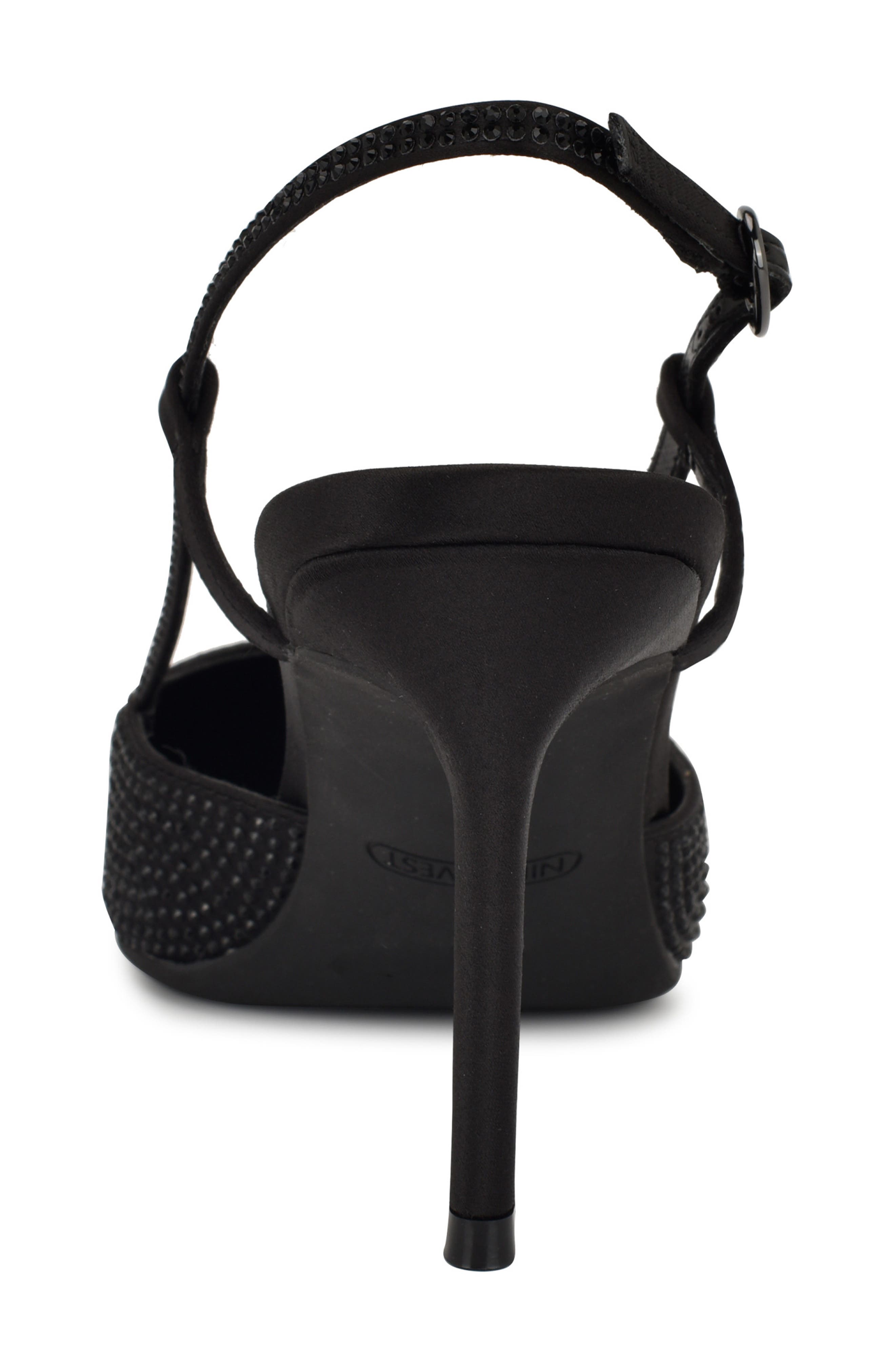 Nine West Romeo Rhinestone Slingback Pump, Alternate, color, 