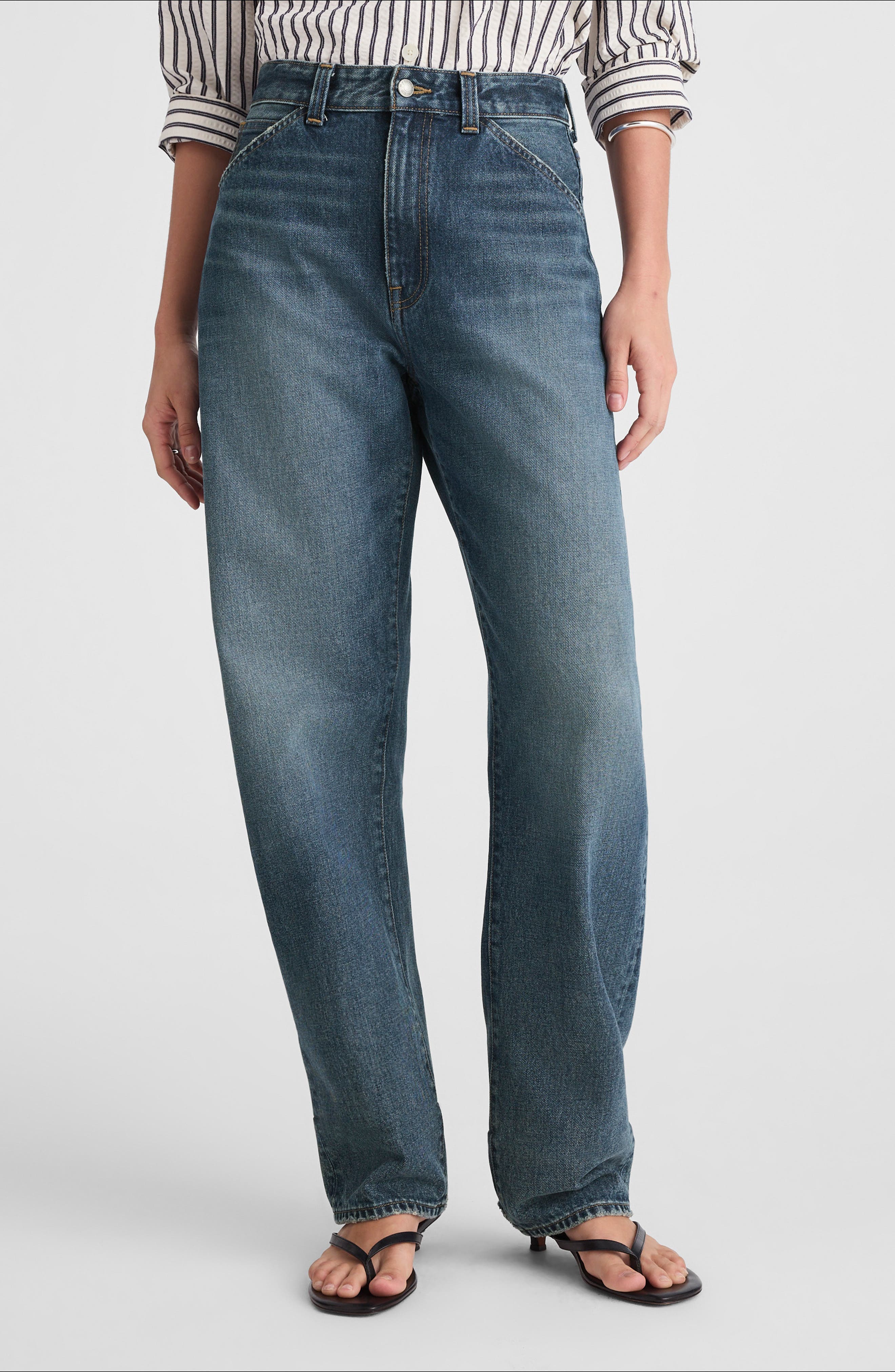 Madewell High Waist Crop Balloon Jeans