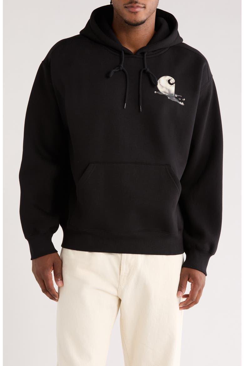 x Jake Garcia Graphic Hoodie, Main, color, BLACK