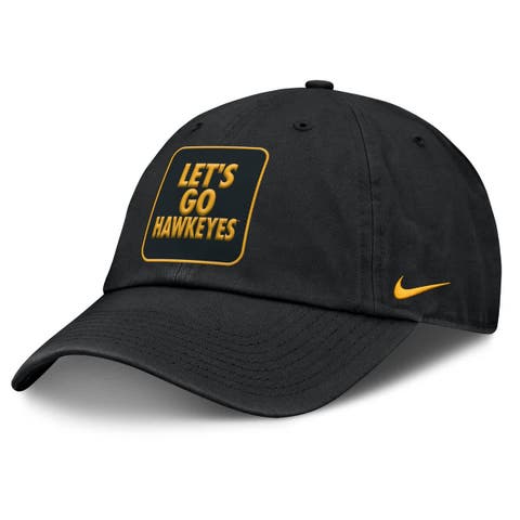 Men's Nike Black Iowa Hawkeyes Local Club Adjustable Hat
