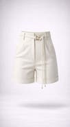 Sable Salina Linen-blend Paperbag-waist Shorts