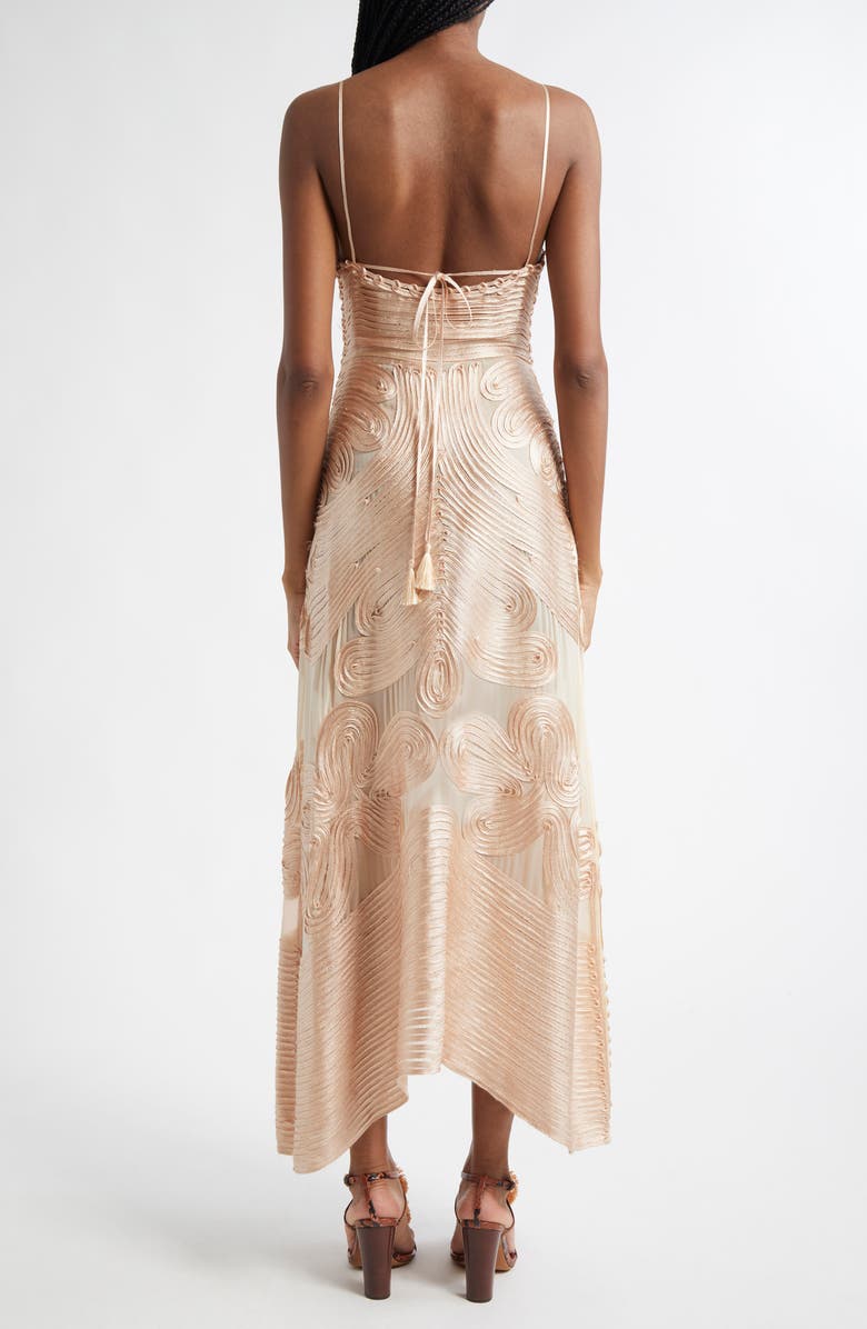 Ulla Johnson Vesna Corded Silk Lace Dress, Alternate, color,