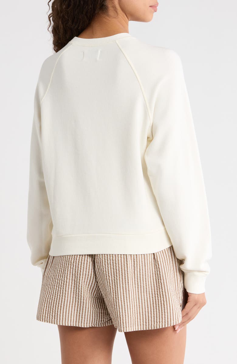 Marine Layer Cloud 9 French Terry Sweatshirt, Alternate, color, Antique White