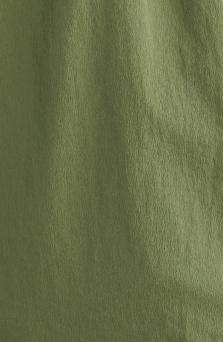 Malbon Golf Cascade Colorblock Quarter Zip Windshirt Pullover, Alternate, color, Olivine