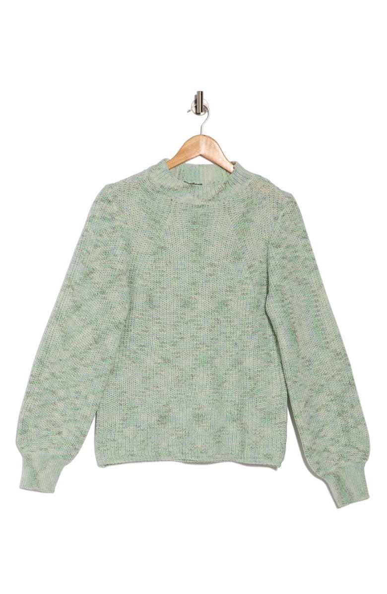 VERO MODA Sayla Space Dye Mock Neck Sweater, Alternate, color, 