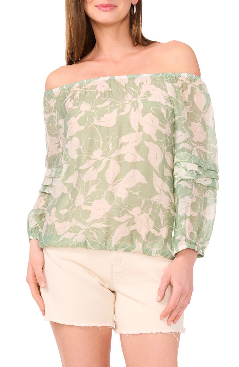 Vince Camuto Off the Shoulder Top, Main, color, 