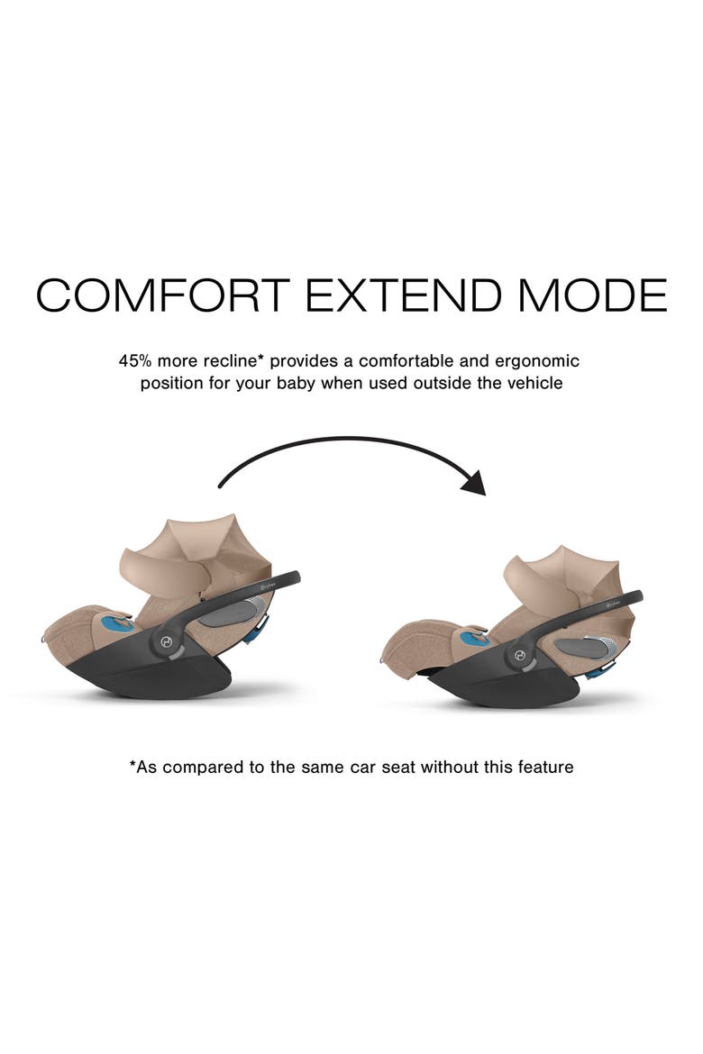 Platinum Cloud T Comfort Extend SensorSafe™ Car Seat & Base, Alternate, color, COZY BEIGE