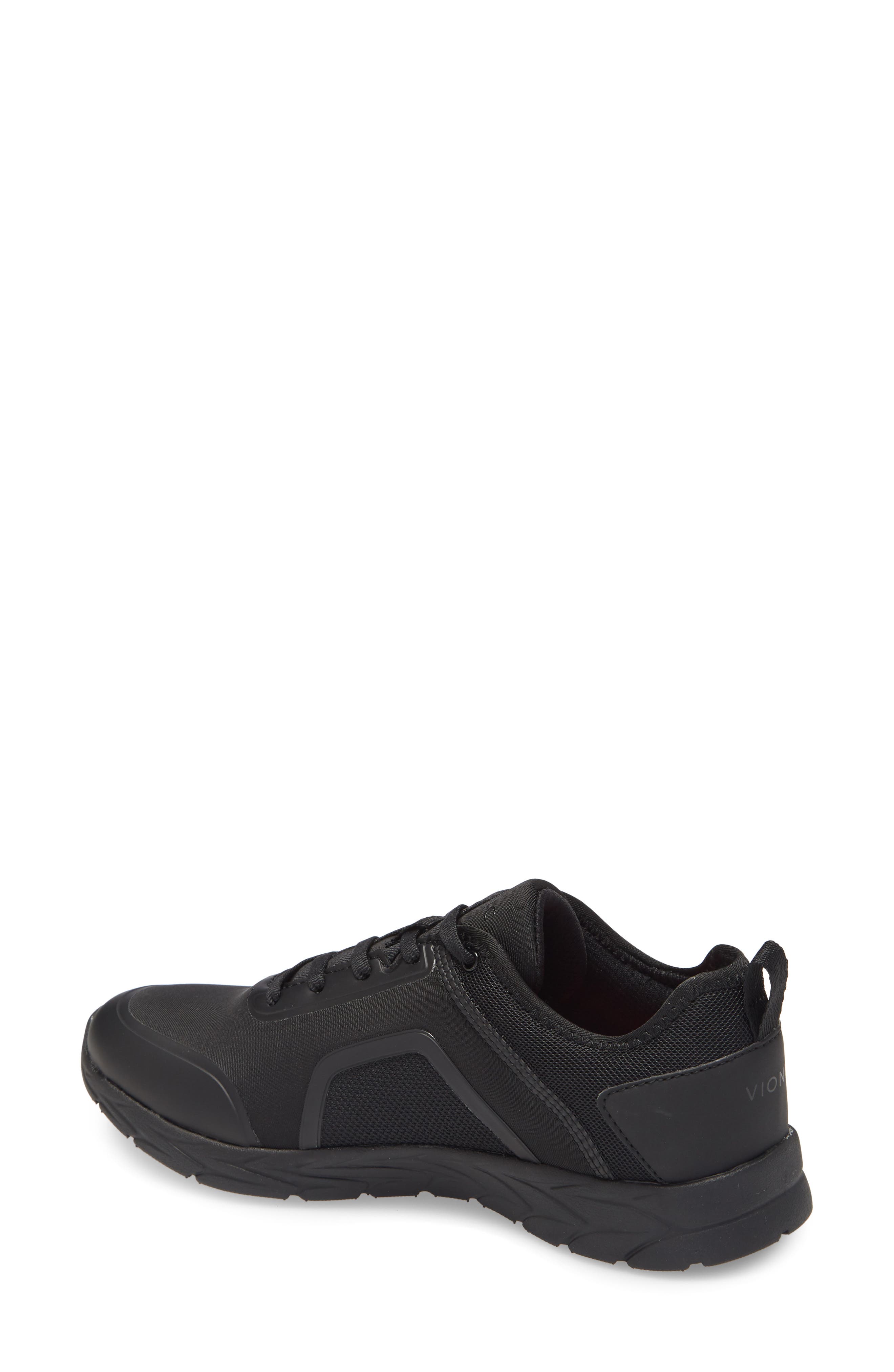 Maya Sneaker, Alternate, color, BLACK
