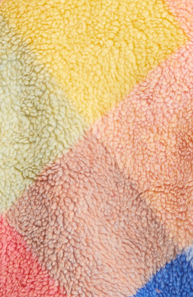 BLANKNYC Colorblock Teddy Coat, Alternate, color,