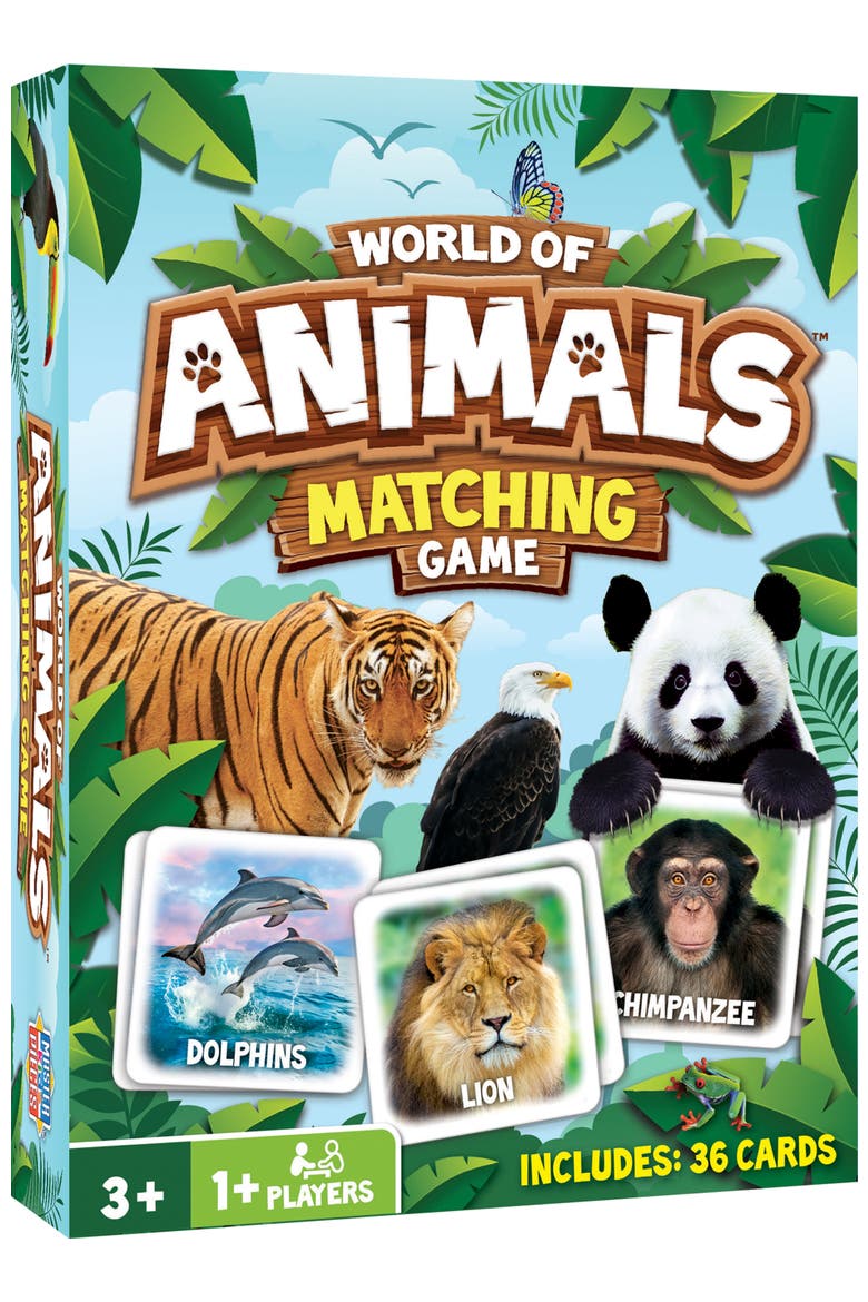 World of Animals Matching Game, Main, color, Multicolor