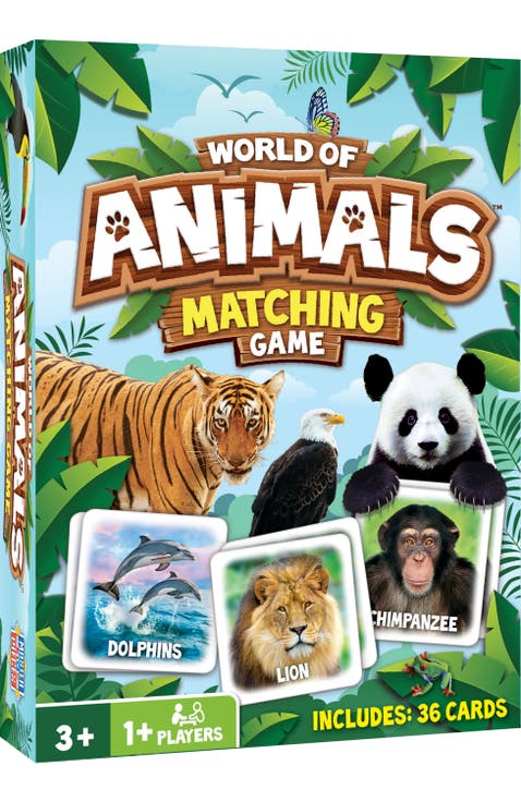 World of Animals Matching Game