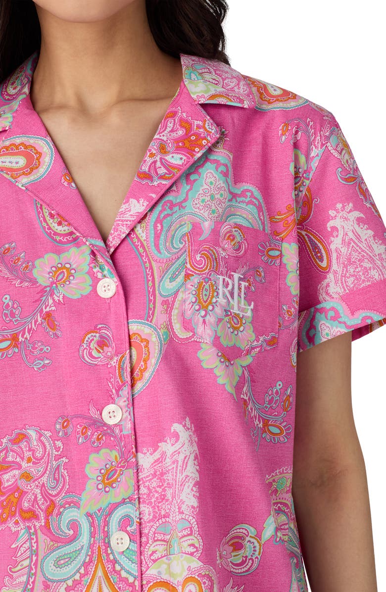 Lauren Ralph Lauren Crop Pajamas, Alternate, color,