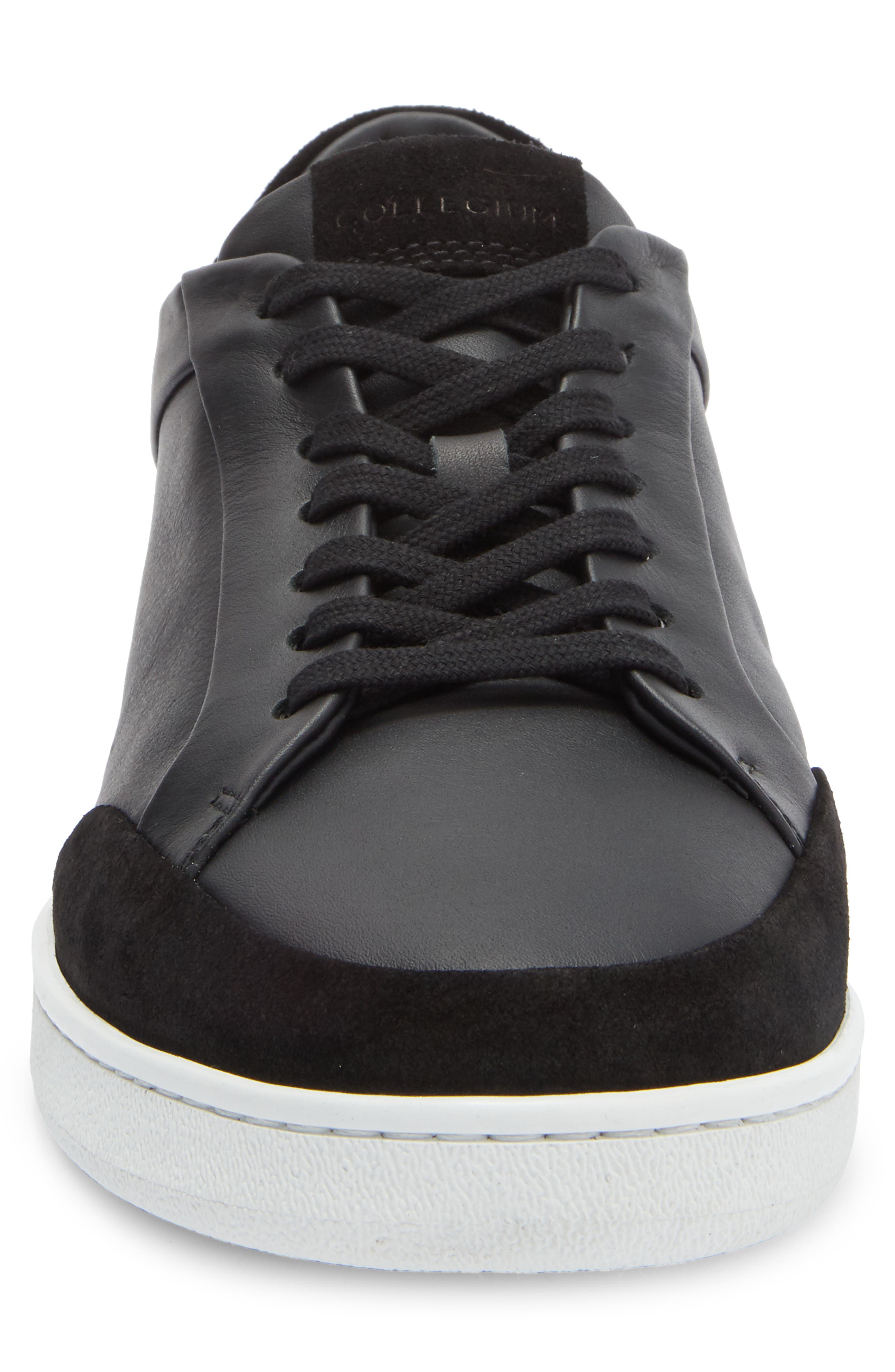 Collegium Pillar Court Sneaker, Alternate, color, Black