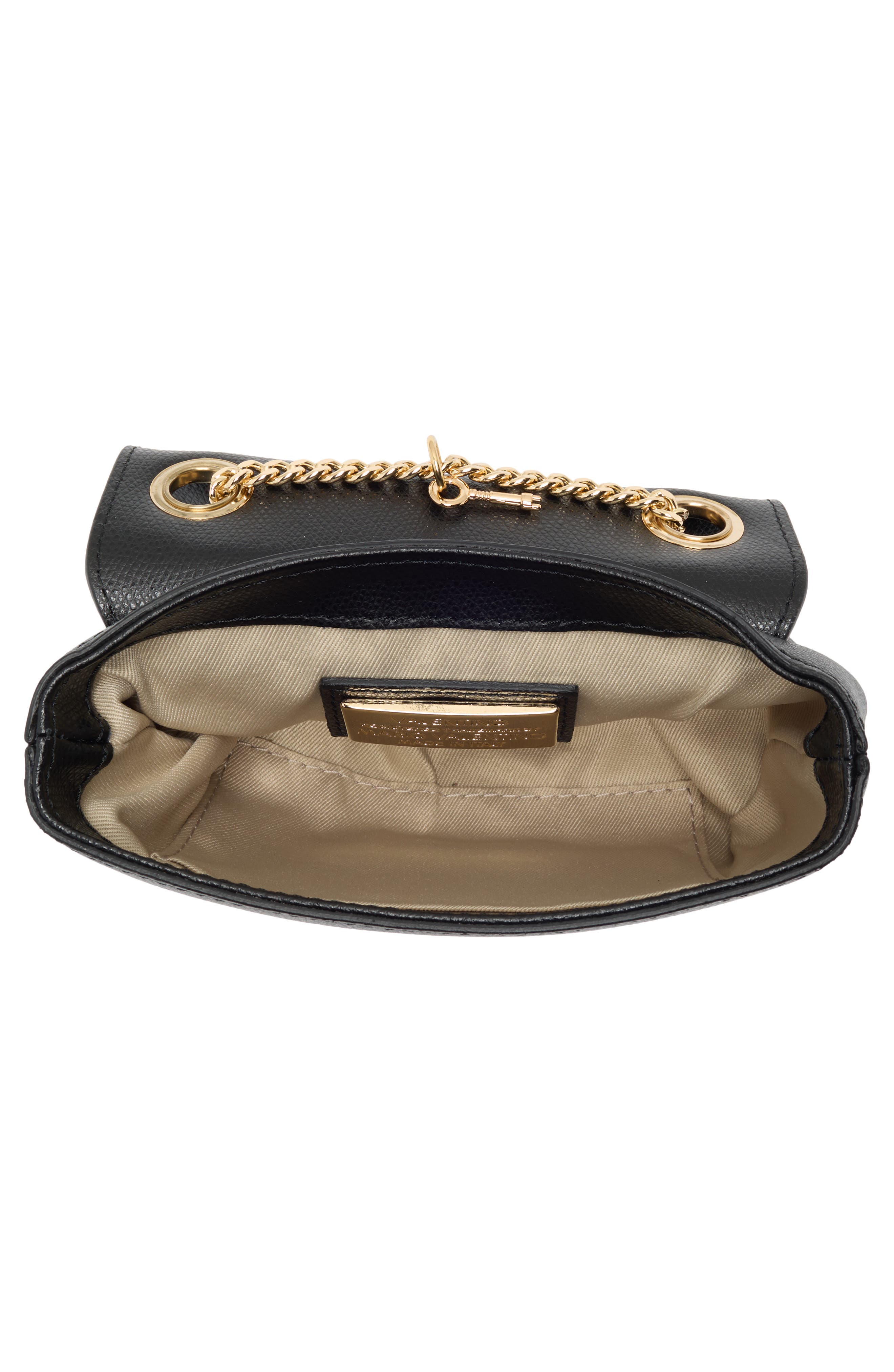 VALENTINO BY MARIO VALENTINO Lola Bonbonniere Leather Crossbody Bag, Alternate, color, Black