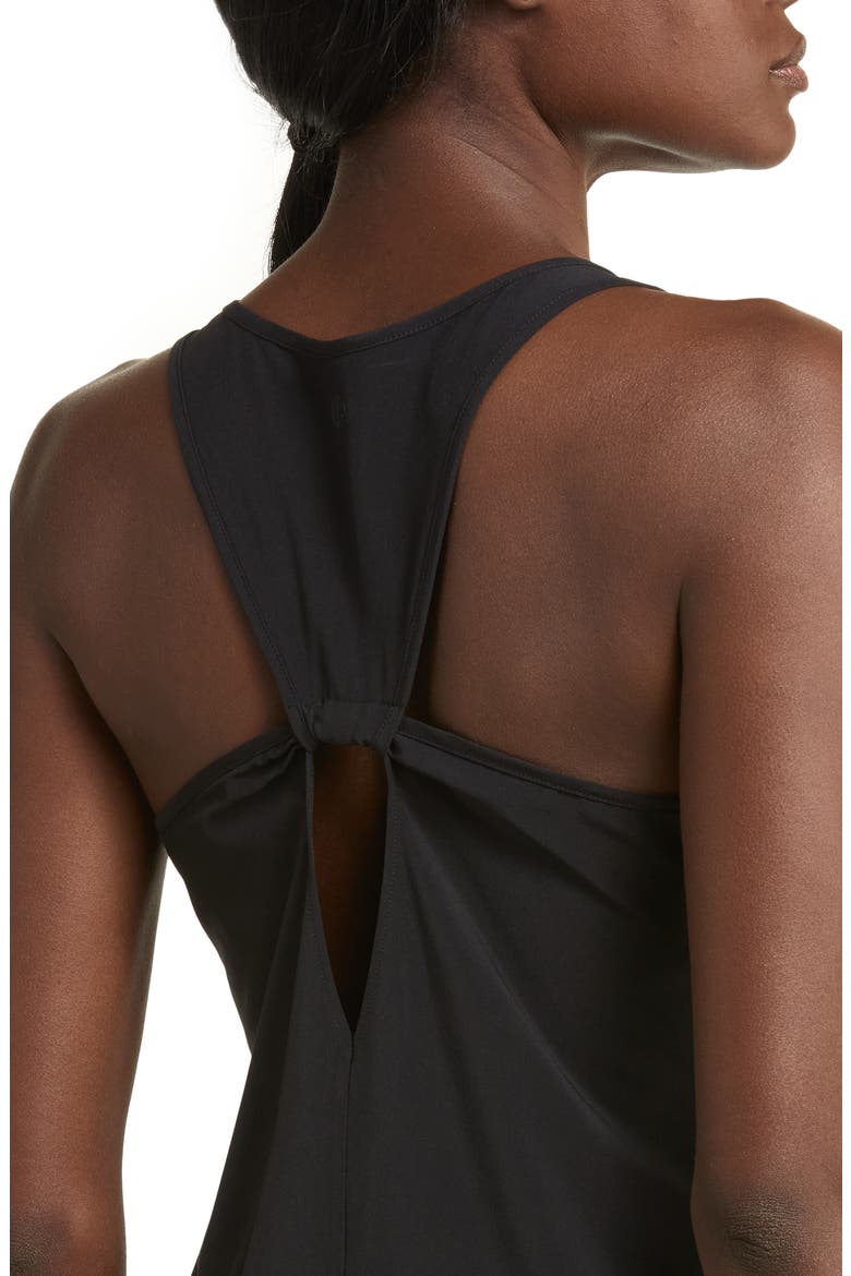 Getaway Relaxed High-Low Maxi Dress, Alternate, color, BLACK