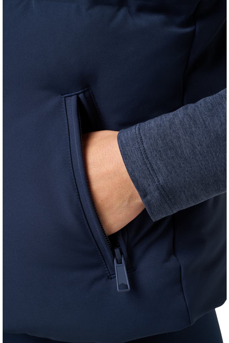 Quilted Midweight Stretch Jacket, Alternate, color, NAVY BLAZER
