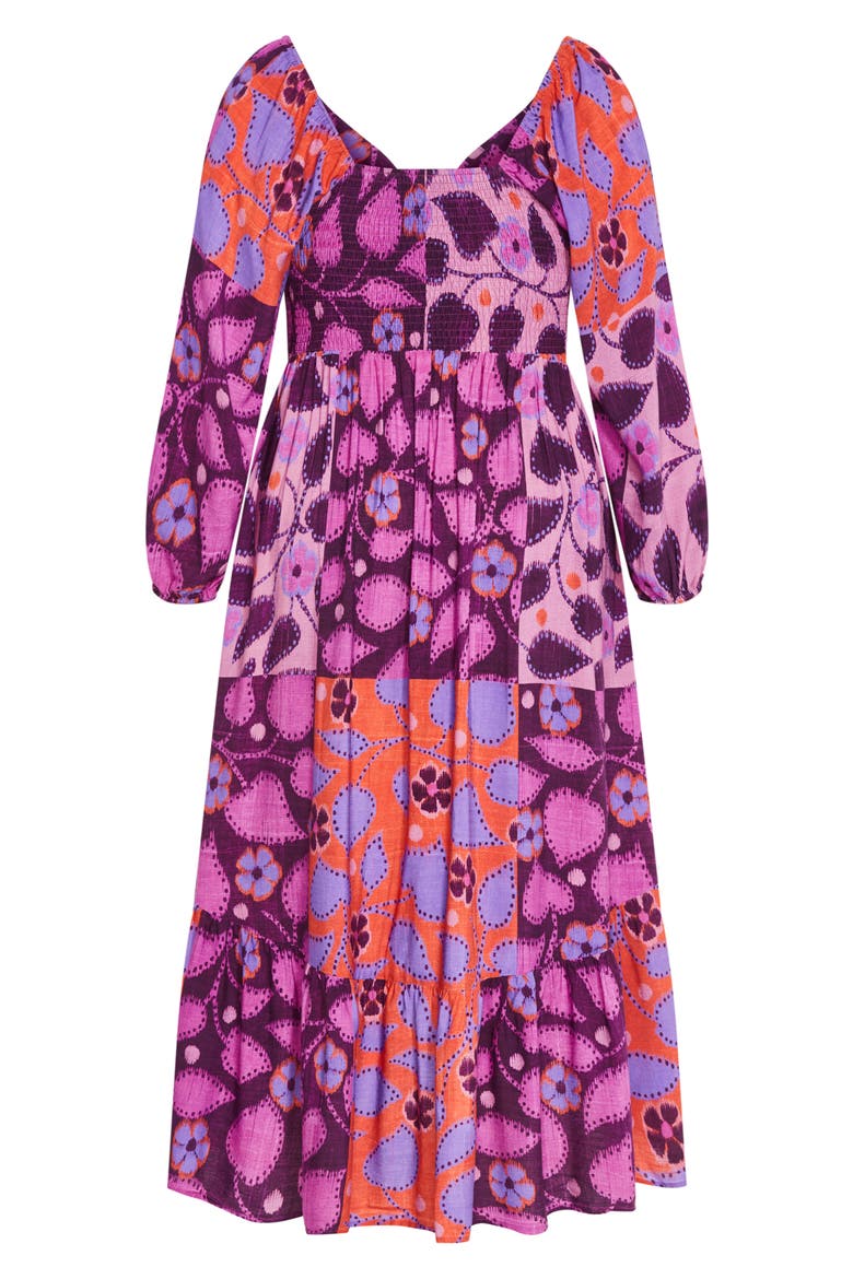 Gracie Print Long Sleeve Maxi Dress, Alternate, color, PLAYDATE
