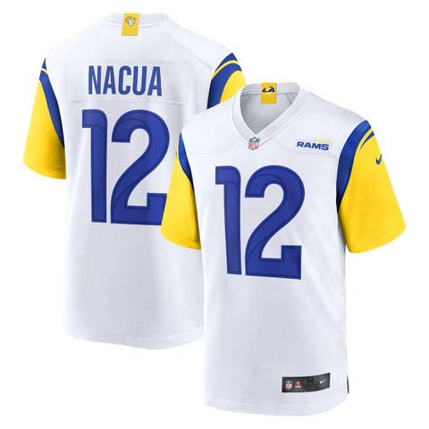 Men's Nike Puka Nacua White Los Angeles Rams Game Player Jersey