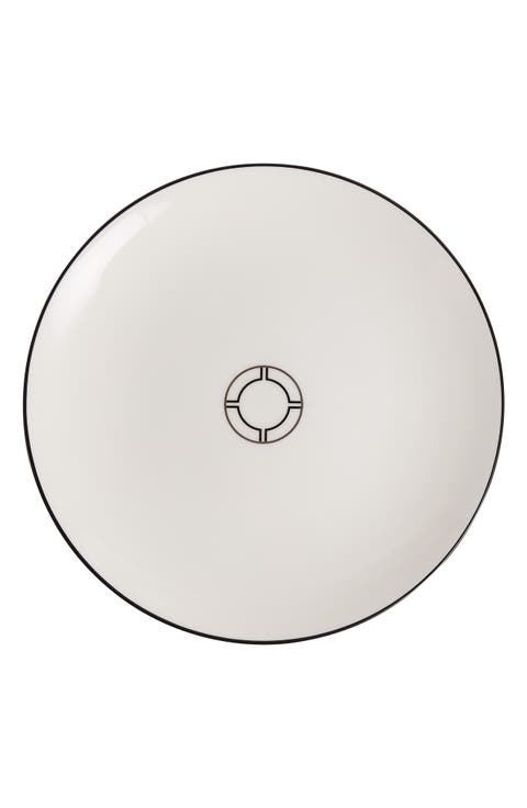 x Vera Wang Luxe Graphite Bone China Plate