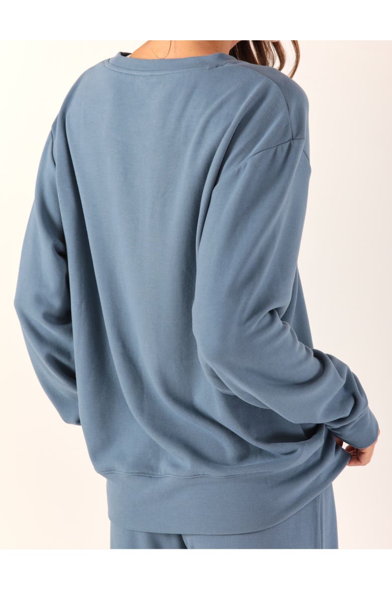 Oversized Crew, Alternate, color, Washed Blue