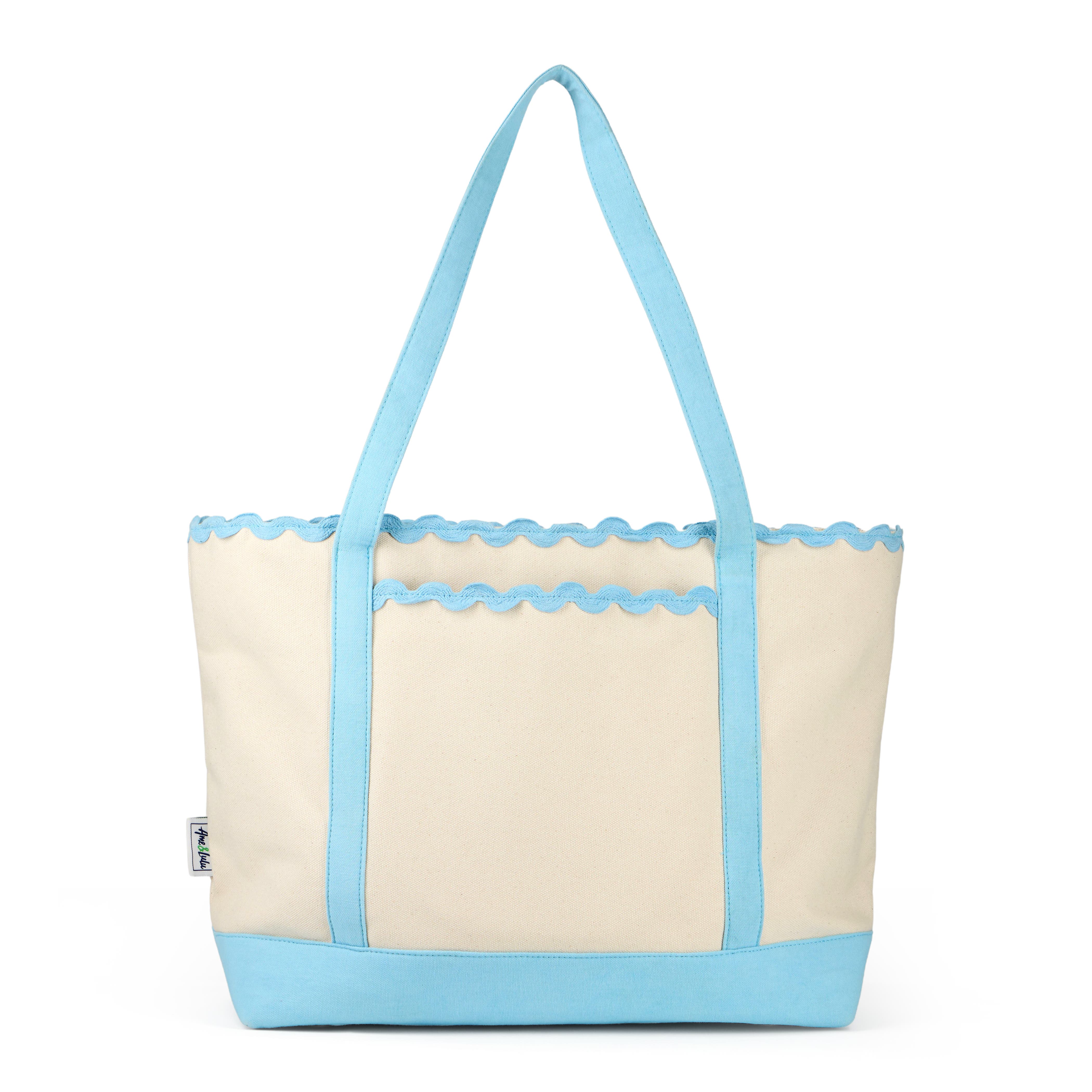 Ame 
Lulu Court To Coast Tote, Alternate, color, Light Blue