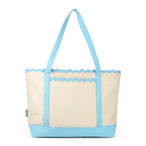 Ame & Lulu Court To Coast Tote In Blue