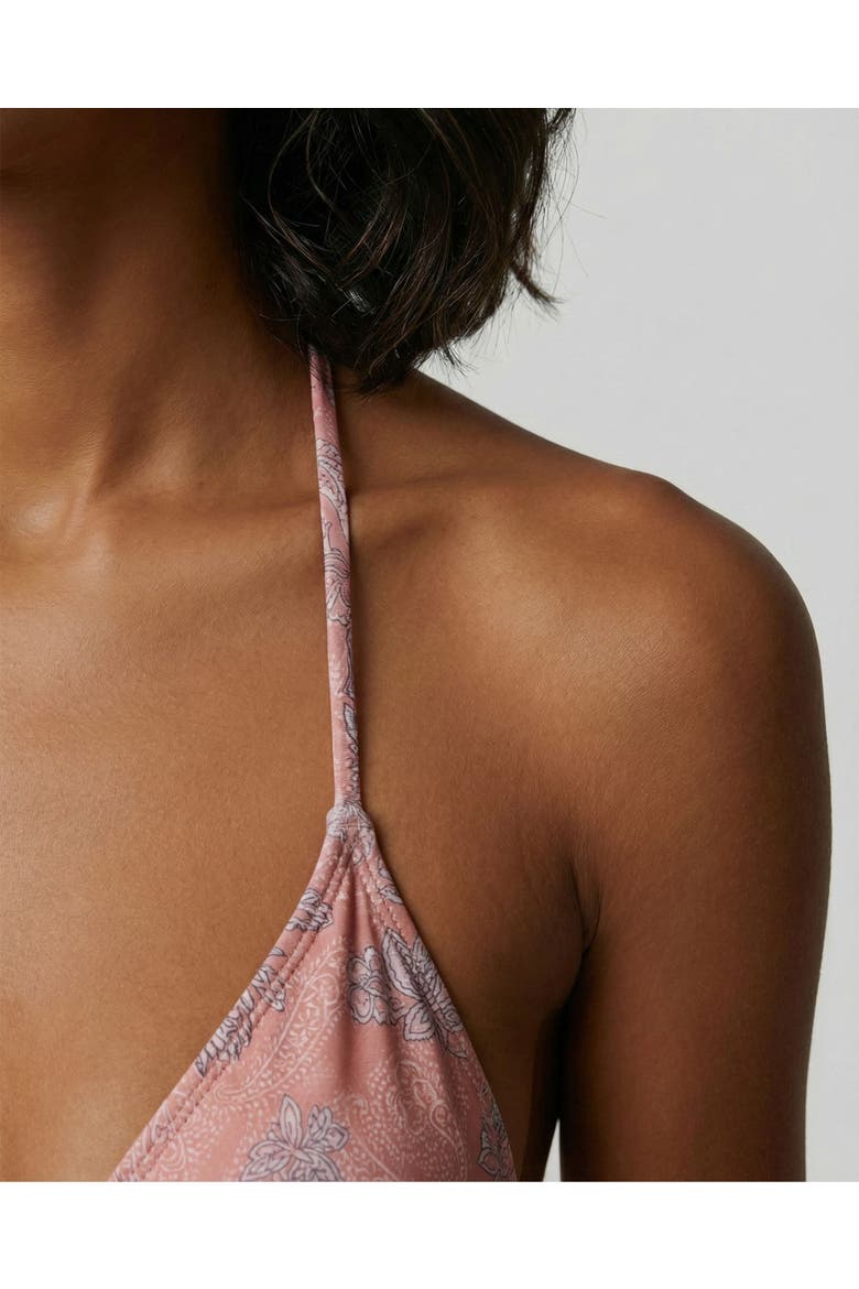 Paisley Explosion Womens Bikini Top, Alternate, color, Paisley Explosion Coral