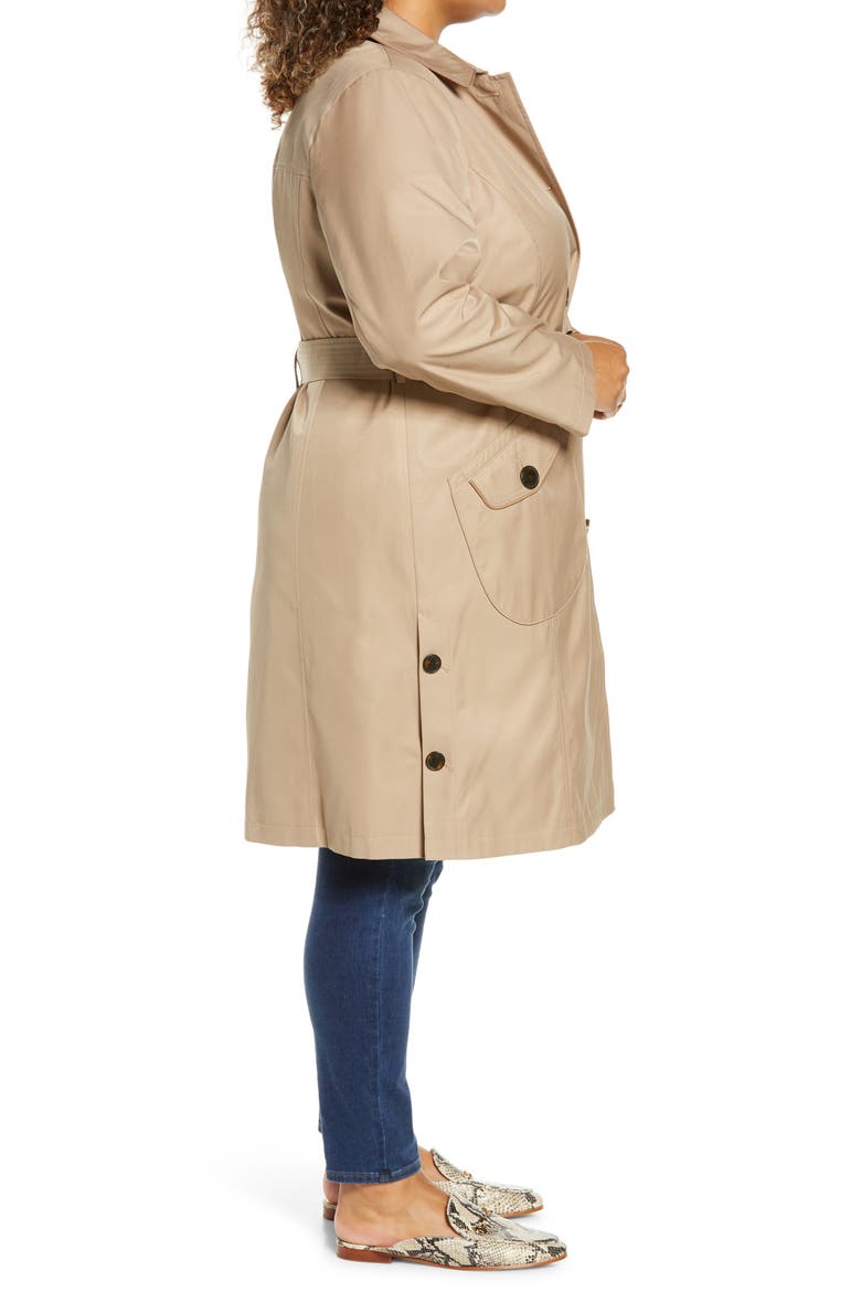 Water Repellent Trench Coat, Alternate, color, SAND