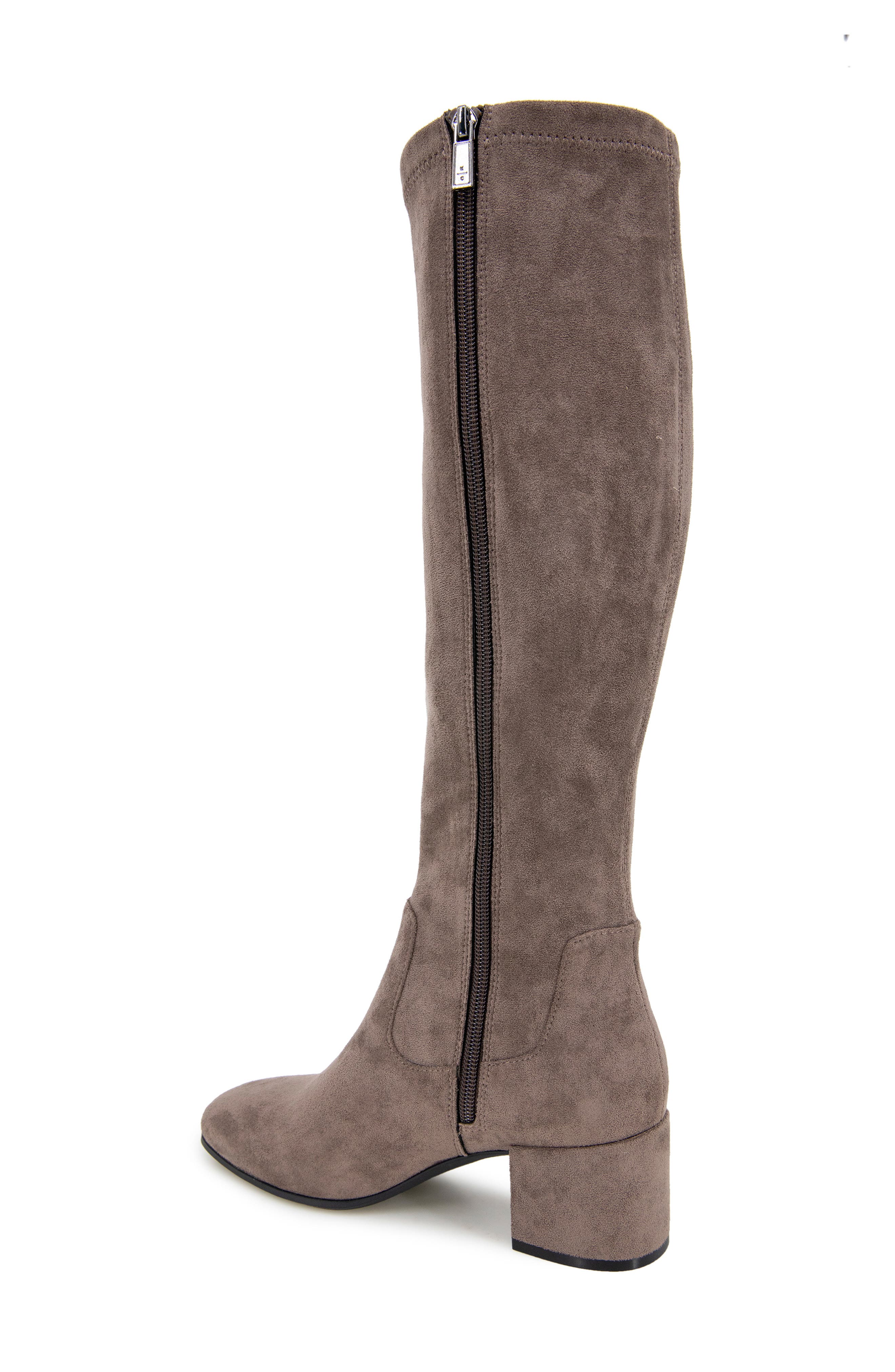 Reaction Kenneth Cole Rida Stretch Knee High Boot, Alternate, color, Shitake Micro