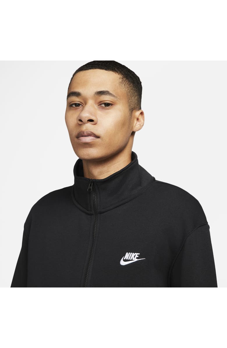 Nike Sportswear Club Half-Zip Pullover, Alternate, color, Black/ Black/ White