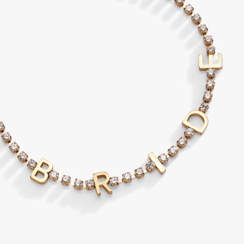 Alex And Ani Bride Tennis Chain Bracelet In Gold