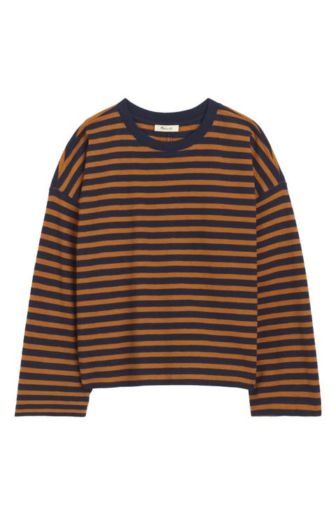 Easy Stripe Long Sleeve Top